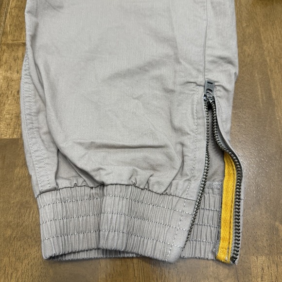 Pact jogger pants women's XL organic woven twill chino utility zippered hem - Picture 8 of 14